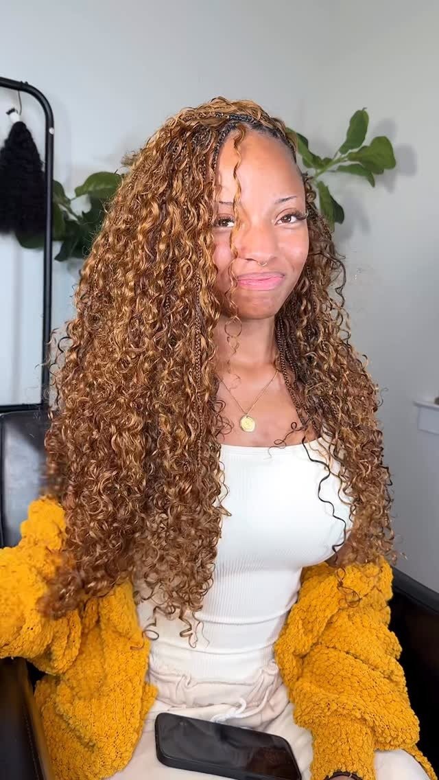 Boho bob short curly by Always Braided