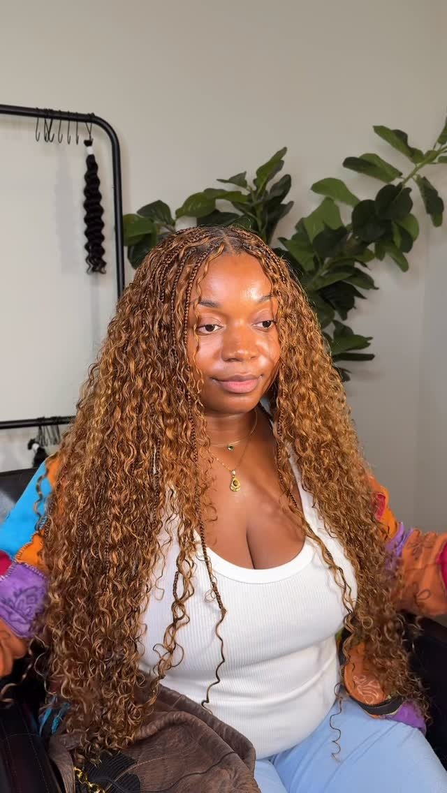 Dark knotless braids with clean parts — Always Braided
